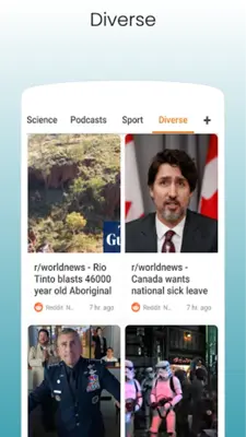 Quick World News android App screenshot 3